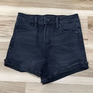 Kendall and Kylie The Drifter High Rise Black Shorts Women’s 3/26